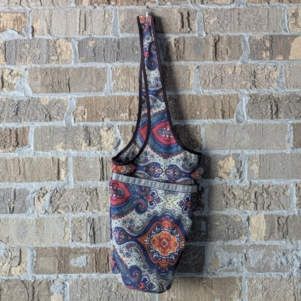 NWOT Ewedoos Yoga Mat Bag Yoga Bag  Zipper Pocket Ancient Totem